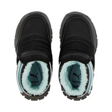 Puma Winterstiefel Nieve (wasserabweisend/gefüttert) schwarz/hellblau Kleinkinder